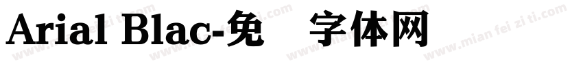 Arial Blac字体转换